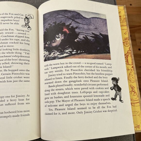 WALT DISNEY'S VERSION OF PINOCCHIO (1939) Abrams 1989 Printing Maurice Sendak - Picture 11 of 12